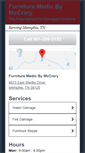 Mobile Screenshot of memphisfurniturerepair.net