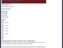 Tablet Screenshot of memphisfurniturerepair.net